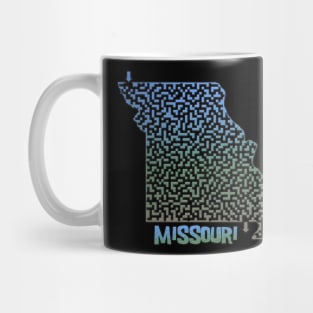 Missouri State Outline Maze & Labyrinth Mug